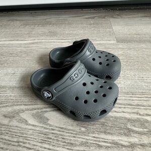 Crocs Kids Toddler Gray Clogs 4